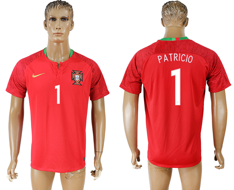 2018 world cup Maillot de foot Portugal #1 PATRICIO RED